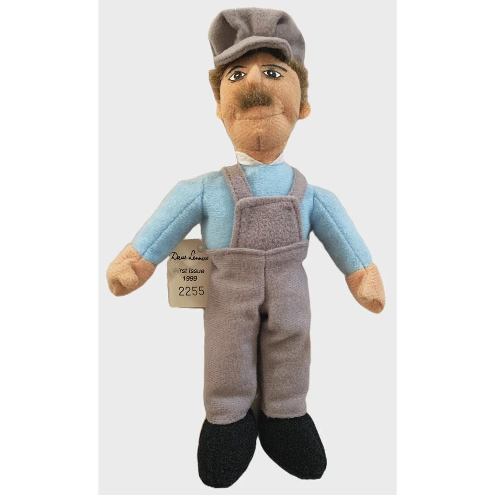 Vtg 1999 1st Issue Dave Lennox Heating HVAC Advertising Beanie Doll 8in NOS